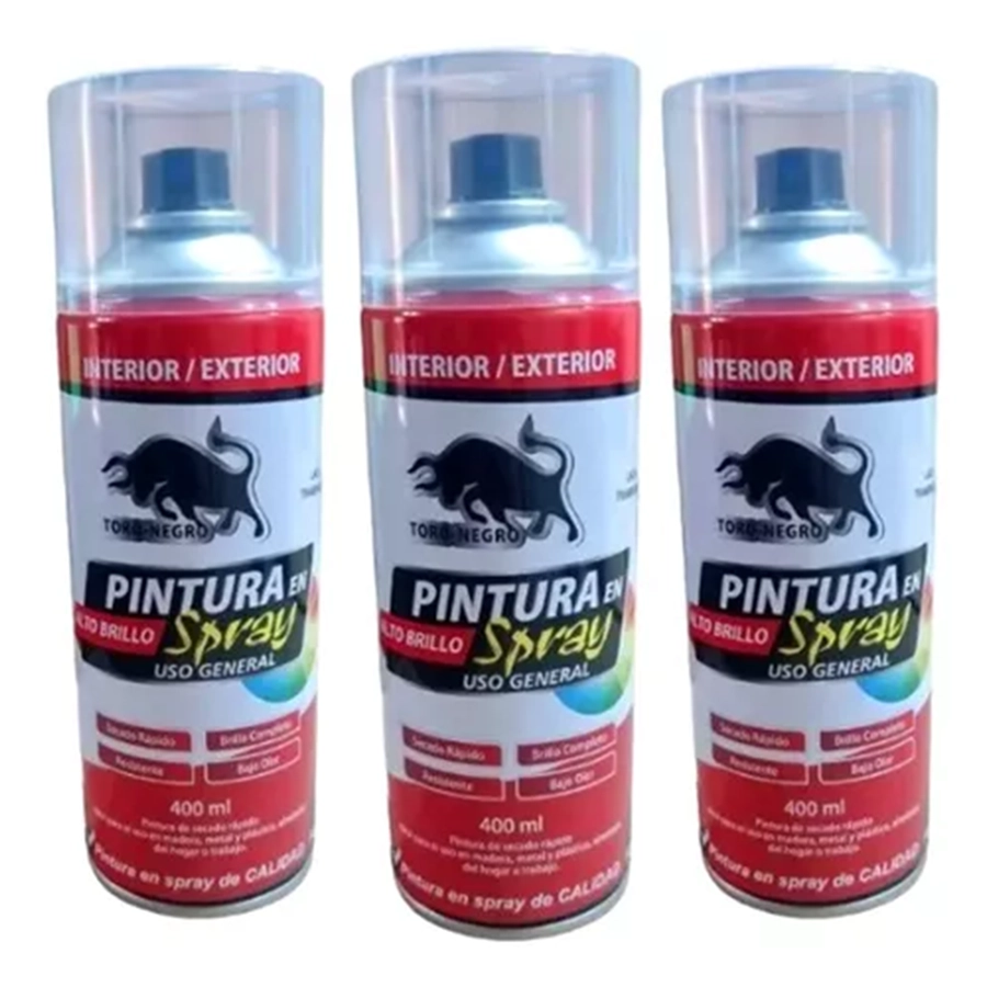 3 Pack Laca Sellador Transparente 400ml