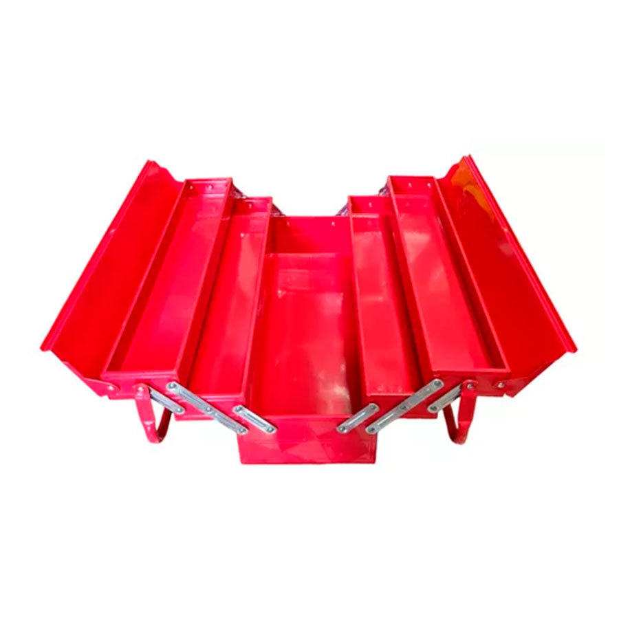 Caja Herramienta Articulada Metálica ROJA - Imagen 2
