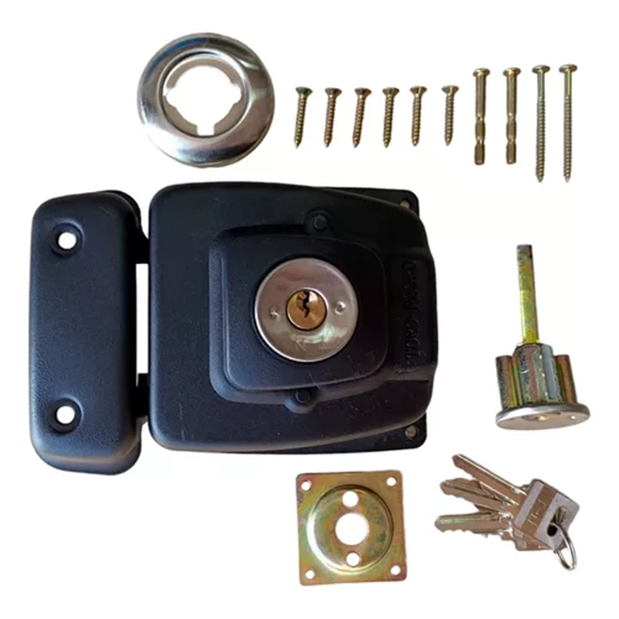 Cerradura Sobreponer Cangrejo Para Portones - Imagen 2