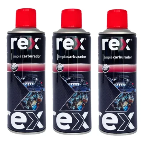pack 3 limpia carburador rex