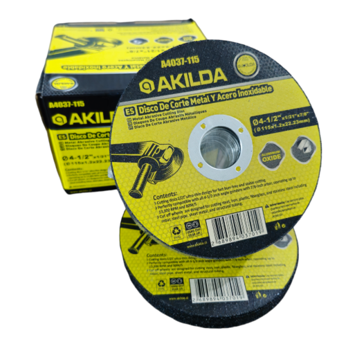Pack 50 Discos De Corte 4 1/2 1mm AKILDA