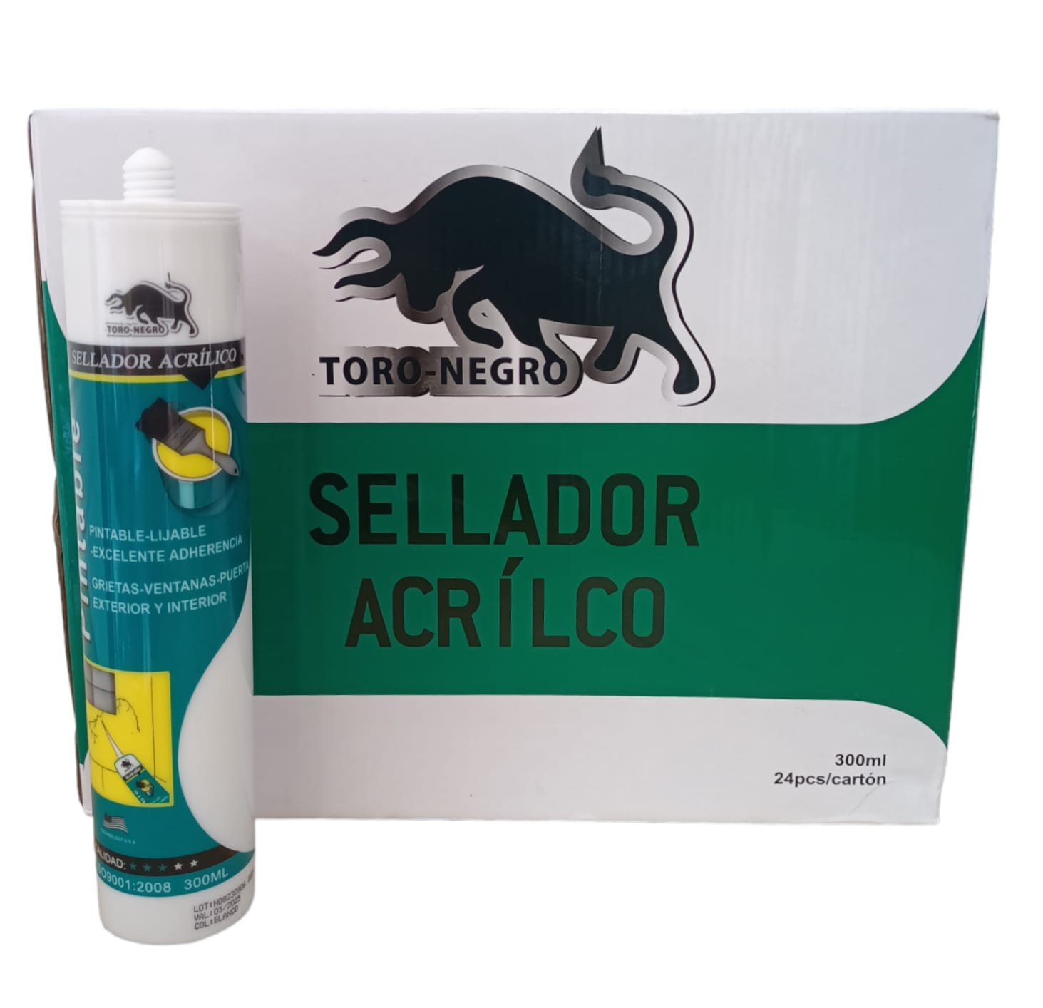 Silicona Sellador Acrílico Pintable Blanco EMBALAJE