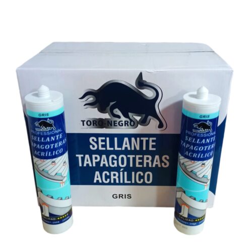Silicona Tapagoteras Gris Acrílico EMBALAJE