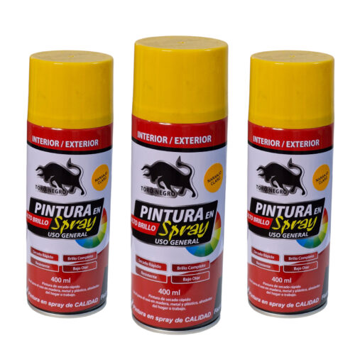 3 Pack Spray NARANJO CLARO 400ml