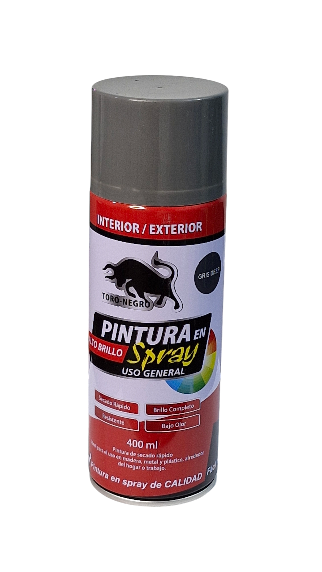 3 Pack Spray GRIS DEEP 400ml - Imagen 2