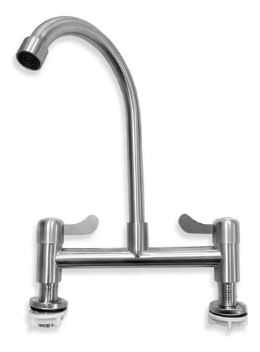 Llave Grifo Lavaloza De Acero Inoxidable Lavaplatos Acero Inoxidable - Imagen 3