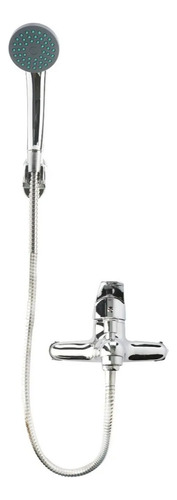 Llave Tina Ducha Monomando Cromada Mas Flexible Plateado - Imagen 3
