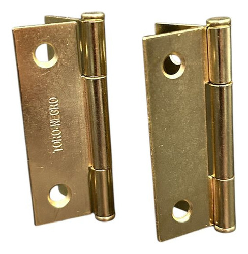 4 Bisagra Galvanizada Zincada 4pcs 2 Pulgadas + 16 Tornillos