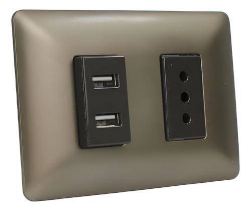 Toma Simple 10a 250v + Usb Mtx Cafe 4948 Stanford Café