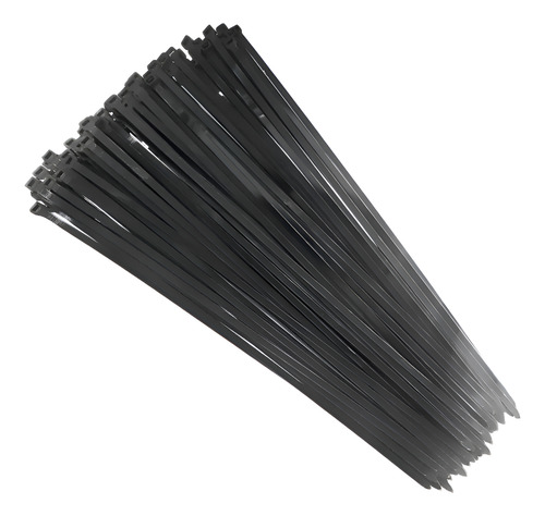 Pack 1000 Amarras Plástica 4.8 X 300mm Abrazadera Negro