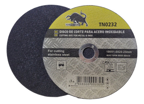 Disco De Corte Toro Negro 7 Carburo Silicio - 20 Unidades Negro - Imagen 3