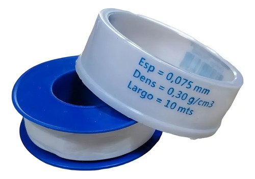 Pack 10 Cinta Teflon Para Griferia Agua 1/2 X 10m (100mts) - Imagen 3