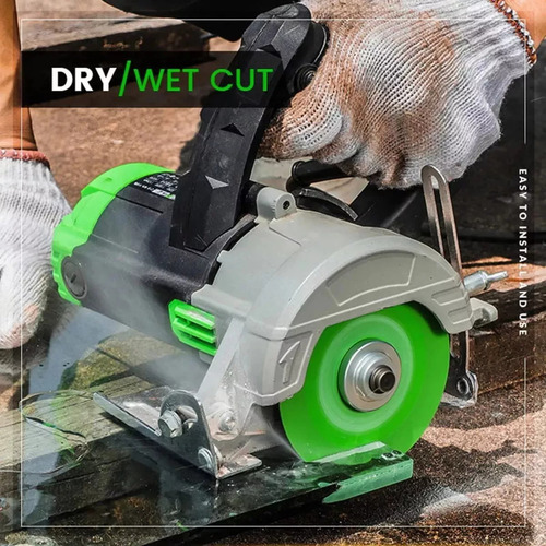 Disco Diamantado De Corte Vidrio Y Porcelanato 115mm 4 1/2 Verde - Imagen 7