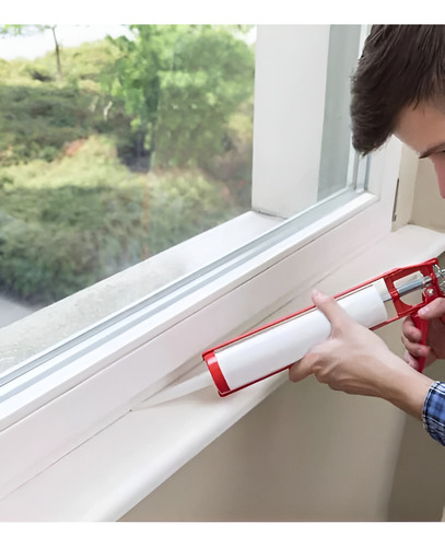 Silicona Pintable Rex Sellador Acrílico Antihongos 300 Ml - Imagen 3