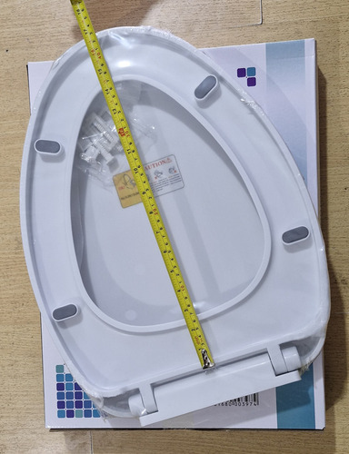 Tapa Asiento Para Baño Wc - Cierre Suave - Y00397 Color Blanco - Imagen 5