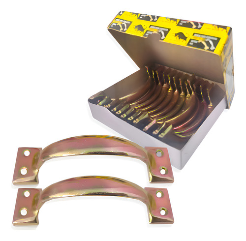Manilla Zincada - Dorado - 5 Pulgada - 12 Pcs Dorado