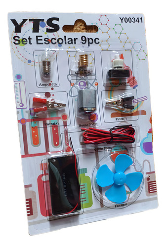 Kit Circuito Eléctrico Escolar 9 Piezas Yts - Imagen 5