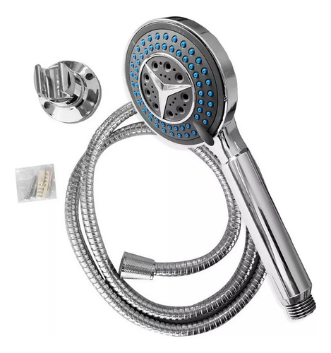 Kit Ducha Telefono Manguera Flexible Agua 150cm + Accesorios