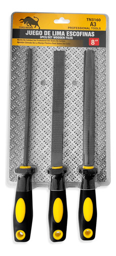 Set De 3 Limas Escofinas Para Madera Profesional - Imagen 5