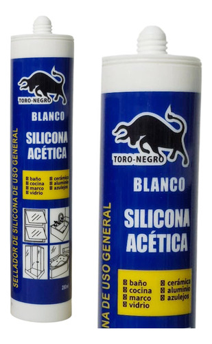 3 Silicona Cartucho Sellador Universal + Pistola Calafatera - Imagen 4