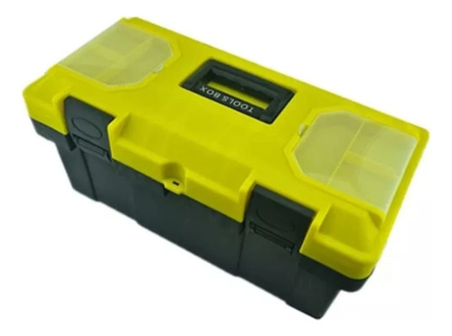 Caja Porta Herramienta Plástica 19 Pulgadas Yts Color Amarillo Y Negro - Imagen 3