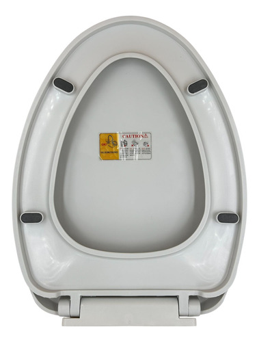 Tapa Asiento Para Baño Wc - Cierre Suave - Y00397 Color Blanco - Imagen 3
