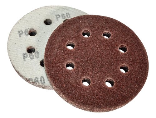 50 Disco Lija Pulir Madera 115mm Con Velcro Granos - Imagen 5