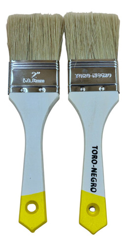 Brocha Para Pintar 2 Pulgada 50mm Mango Madera Beige - Imagen 6