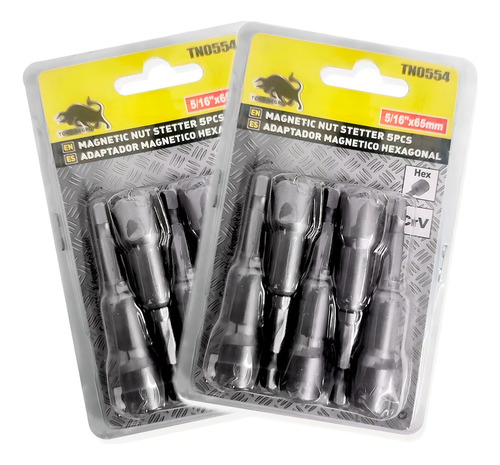 5 Puntas Magneticas Hexagonal 5/16 Pulgadas X 65mm - Imagen 6