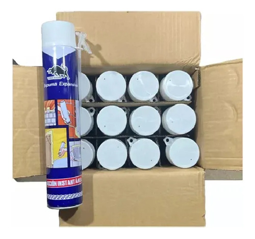 Sellador Espuma Expansiva Poliuretano 750ml Caja 24 Unidades - Imagen 3