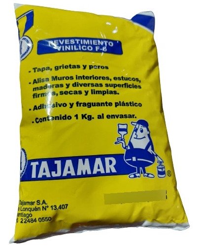Pasta Muro Interior F6 1 Kilo Terminación Blanca Ideal Para Reparar Grietas Nivelar Superficies Y Dejar Muros Listos Para Pintar - Imagen 6