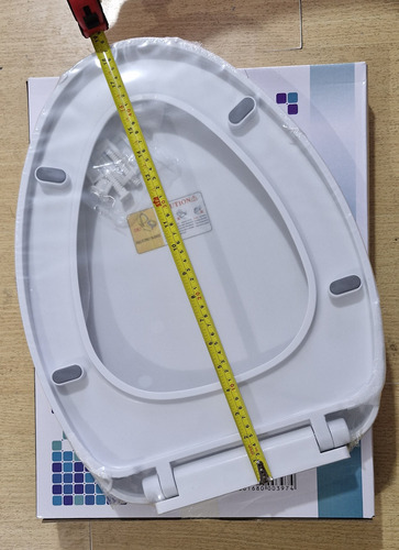 Tapa Asiento Para Baño Wc - Cierre Suave - Y00397 Color Blanco - Imagen 6