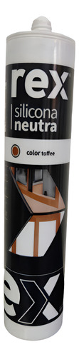 Silicona Neutra Cartucho 300ml Rex Toffe