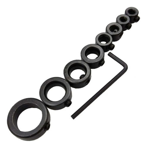 Set Topes De Profundidad Metálicos Para Broca - 8 Pcs - Imagen 3