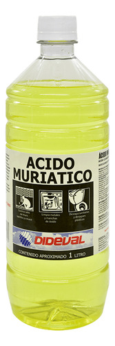 Acido Muriatico 1 Litro Caja 20 Unidades Dideval