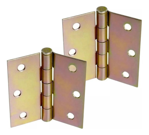 Bisagra Cuadrada Galvanizada - 3.5 Pulgada - 12 Pcs - Imagen 3