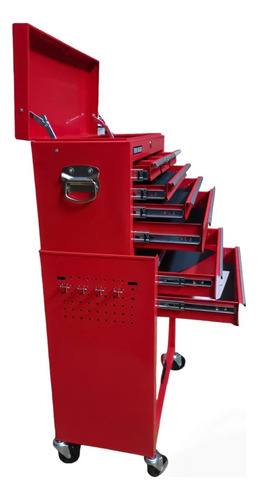 Gabinete Caja Para Herramientas 10/c Metálico Profesional. Color Rojo - Imagen 3