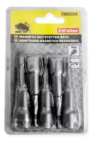 5 Puntas Magneticas Hexagonal 5/16 Pulgadas X 65mm - Imagen 7