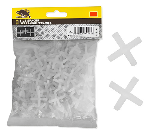 Separador Cerámica - 5mm - 1000 Pcs - Blanco