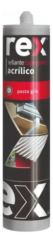 Silicona Tapagoteras Rex Sellante Gris - Imagen 4