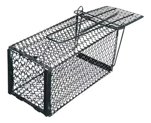 2x Jaula Trampa Ratones Roedor Metálica Captura Atrapa Negro - Imagen 4
