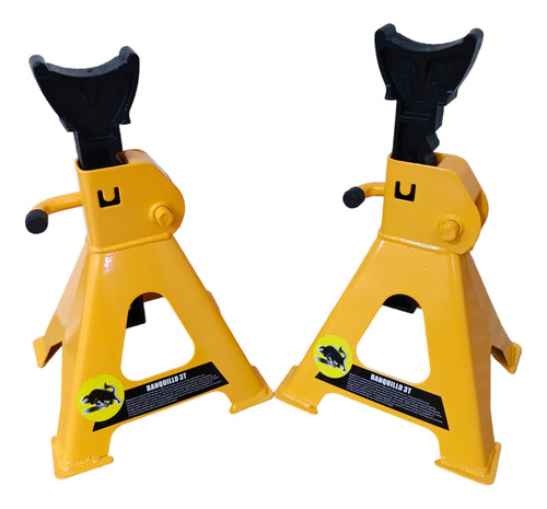 Kit Para Auto/ Par De Banquillos 3t + Gata C. 2t/ Llave Cruz - Imagen 3