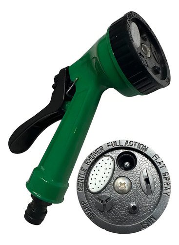 Pistola De Riego Para Manguera 5 Funciones - Imagen 4