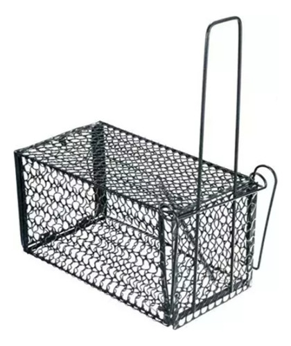 2x Jaula Trampa Ratones Roedor Metálica Captura Atrapa Negro - Imagen 3