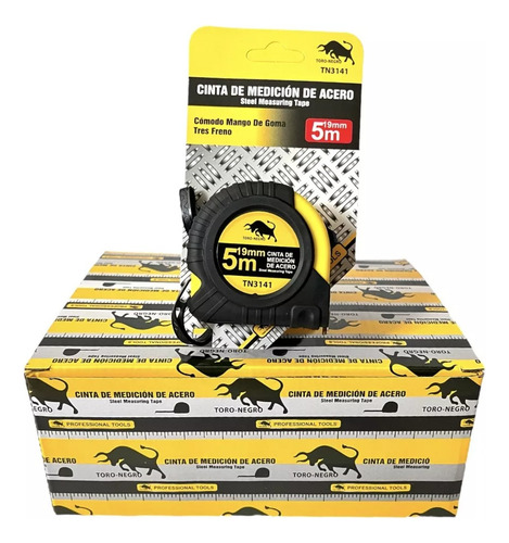 Pack 6 Huinchas Cinta De Medir Flexometro Retráctil 5 Metros