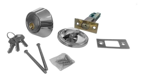 3 Uds Cerradura Chapa De Seguridad Cerrojo Acero Inoxidable Plateado