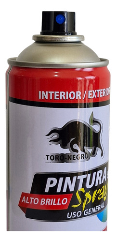 Pintura Aerosol Spray Negro Mate Uso General 400ml 24unid - Imagen 4