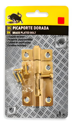 12 Pestillo Picaporte Pasador 3 Pulgadas Tn Color Dorado Dorado