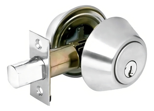3 Uds Cerradura Chapa De Seguridad Cerrojo Acero Inoxidable Plateado - Imagen 3