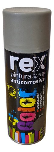 Pintura Spray Anticorrosivo Uso General Gris 400ml Rex - Imagen 5